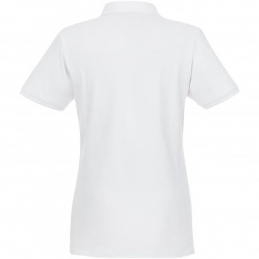 Logo trade business gifts image of: Beryl short sleeve women's organic recycled polo
